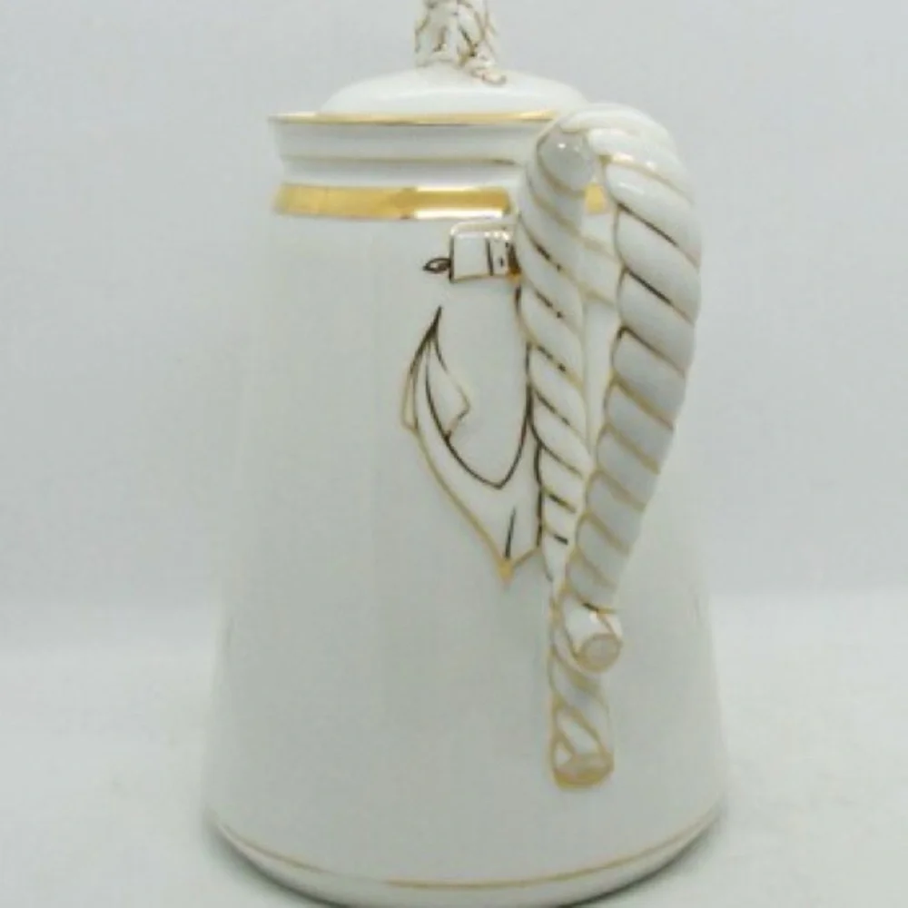 Haviland & Company Limoges Porcelain Nautical Coffee Server